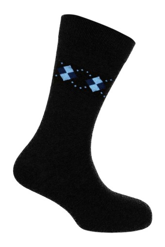 ADONTE - Adonte Erkek Pamuklu Dikişsiz Soket Çorap (Siyah-1)
