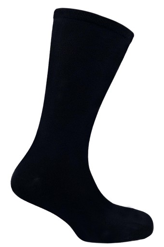 AYTUĞ - (12'li Paket) Aytuğ Erkek Lastiksiz Bambu Diyabetik Şeker Çorabı Desen 1 (Siyah)