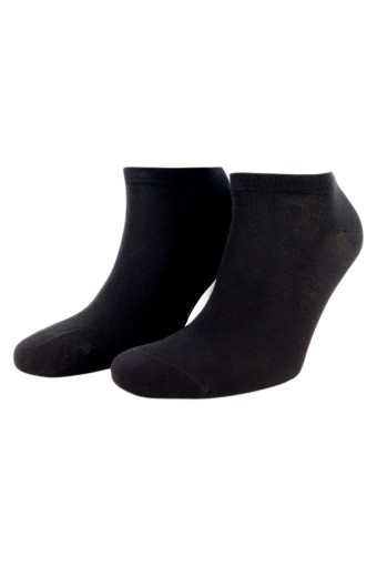 AYTUĞ - Aytuğ Erkek Patik Çorap Penye Düz (Siyah)