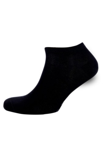 Aytuğ Erkek Patik Çorap Penye Düz (Siyah) - Thumbnail