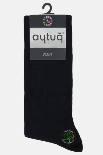 AYTUĞ - Aytuğ Erkek Soket Çorap Düz (Siyah)