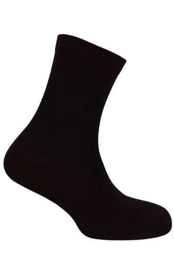 Aytuğ Erkek Yarım Konç Çorap M.Modal Düz Renk (Siyah) - Thumbnail