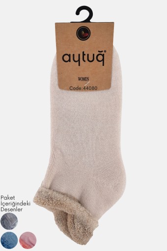 AYTUĞ - (12'li Paket) Aytuğ Kadın Soket Çorap Modal Tencel (Asorti)