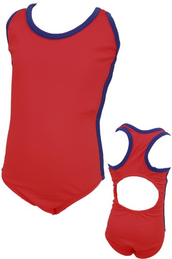 FORUM - Bombi Kız Çocuk Yüzücü Mayo (Kırmızı)