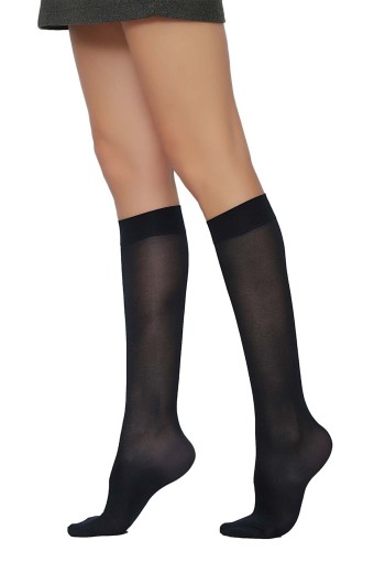 Daymod Kadın İnce Dizaltı Çorap Mikro 50 (Lacivert (66)) - Thumbnail