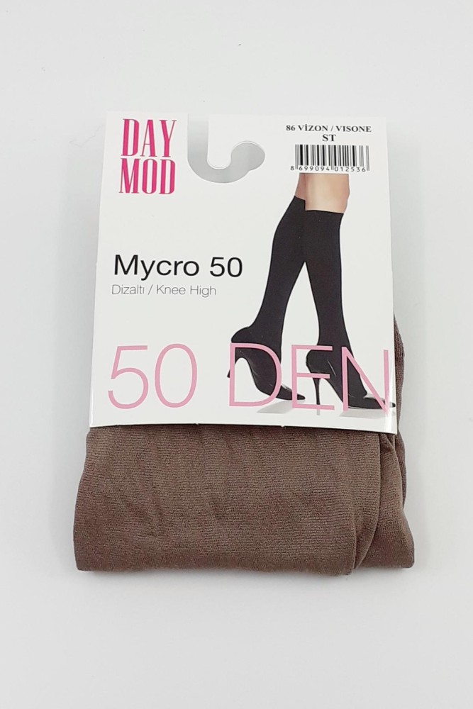 DAYMOD - Daymod Kadın İnce Dizaltı Çorap Mikro 50 (Vizon (86))