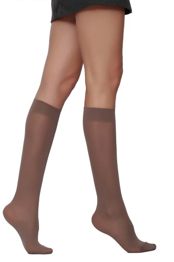 Daymod Kadın İnce Dizaltı Çorap Mikro 50 (Vizon (86)) - Thumbnail