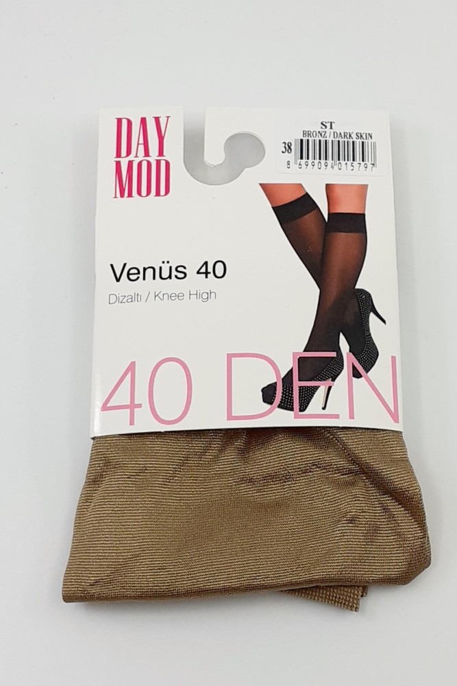 DAYMOD - Daymod Kadın İnce Dizaltı Çorap Venüs 40 Denye (Bronz (38))