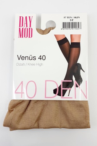 DAYMOD - Daymod Kadın İnce Dizaltı Çorap Venüs 40 Denye (Ten (57))