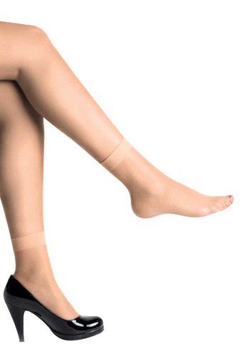 DAYMOD - Daymod Kadın İnce Soket Çorap Lady Fity 15 (Naturel (51))