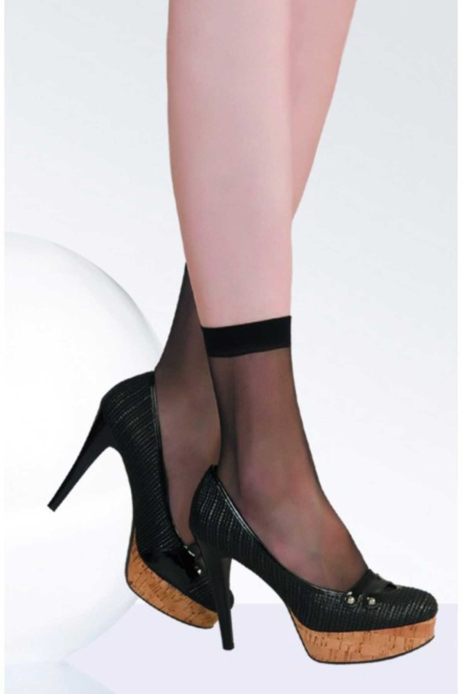 DAYMOD - Daymod Kadın İnce Soket Çorap Lady Fity 15 (Siyah (500))