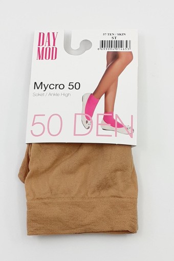 DAYMOD - Daymod Kadın İnce Soket Çorap Mikro 50 (Ten (57))