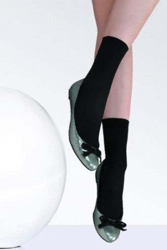 DAYMOD - Daymod Kadın İnce Soket Çorap Mikro 80 (Siyah (500))