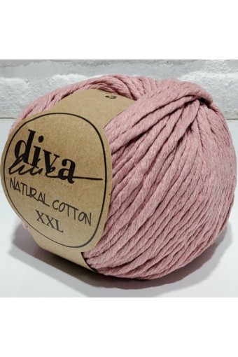 DIVA - Diva Natural Cotton XXL El Örgü İpliği 100 Gr. 70 Mt. (1005)