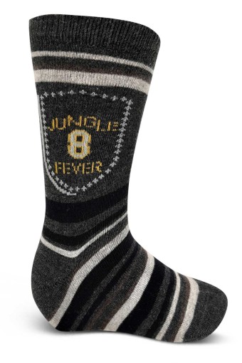 DÜNDAR - (12'li Paket) Dündar Erkek Çocuk Comfort Pamuklu Likralı Soket Çorap Desen-48 (Asorti)