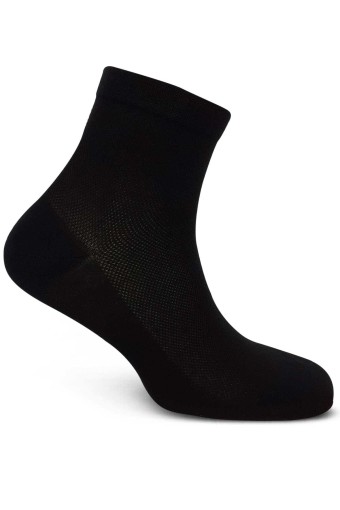 DÜNDAR - Dündar Plus Erkek Penye Yarım Konç Çorap (Siyah)
