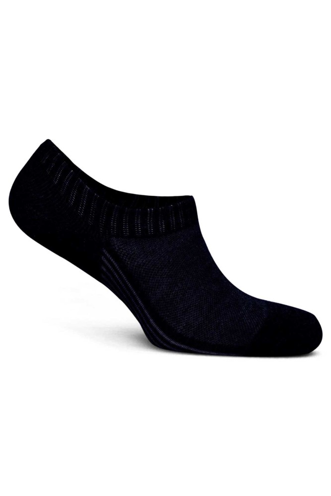 DÜNDAR - Dündar Kadın Sneaker Çorap Penye Plus Görünmez Çorap (Lacivert)