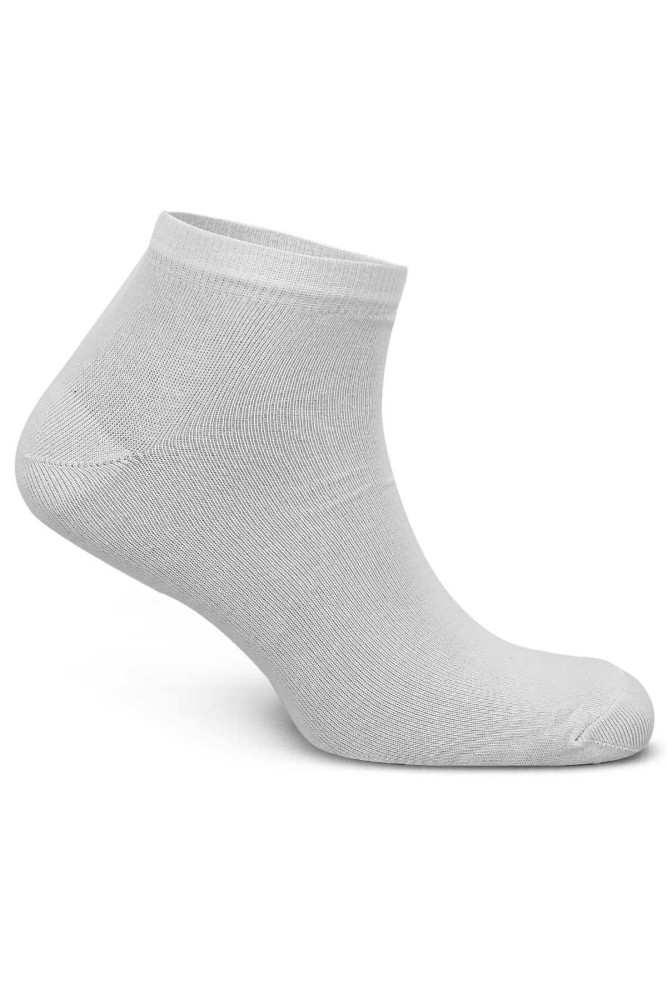 DÜNDAR - Dündar Erkek Patik Çorap Lyrca Comfort (Beyaz)