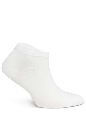 DÜNDAR - Dündar Plus Erkek Patik Çorap Modal (Beyaz)