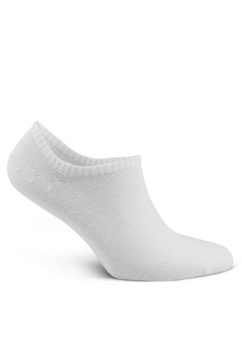 DÜNDAR - Dündar Plus Erkek Sneaker Çorap Bambu Dikişsiz (Beyaz)