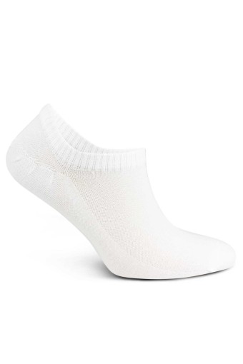 DÜNDAR - Dündar Plus Erkek Sneaker Çorap Pamuklu Dikişsiz (Beyaz)