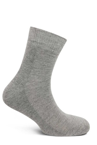 DÜNDAR - (12'li Paket) Dündar Plus Erkek Tabanaltı Havlu Yarım Konç Çorap (Asorti)