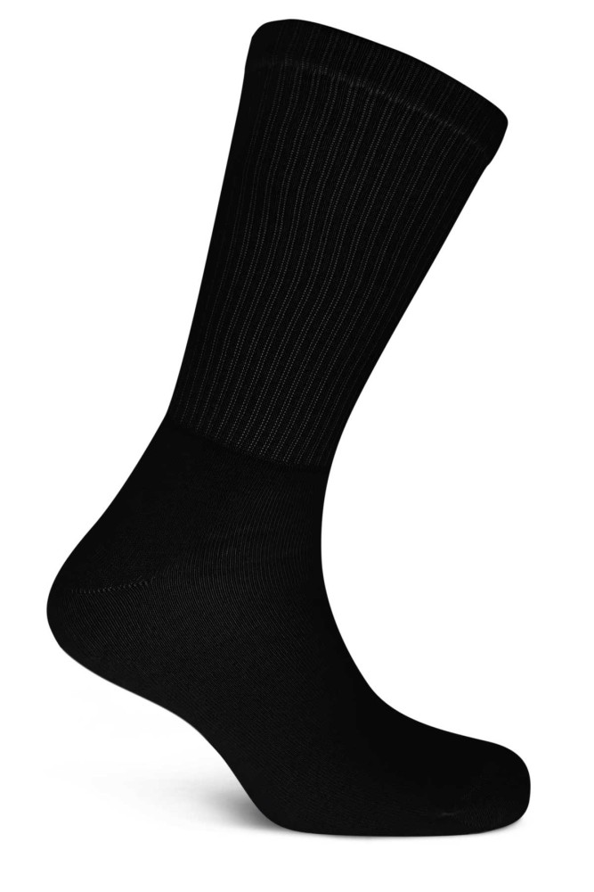 DÜNDAR - Dündar Plus Erkek Tenis Soket Çorap (Siyah)
