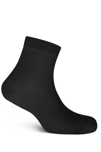 DÜNDAR - Dündar Plus Kadın Modal Yarım Konç Çorap (Siyah)