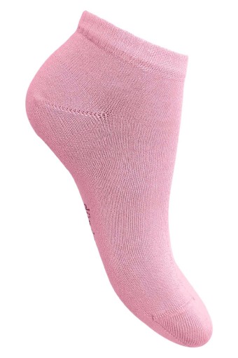 (12'li Paket) Dündar Plus Unisex Çocuk Patik Çorap Modal Dikişsiz Düz Renk (Pastel Asorti) - Thumbnail