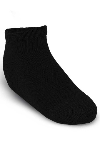 DÜNDAR - Dündar Plus Unisex Çocuk Patik Çorap Modal Dikişsiz (Siyah)