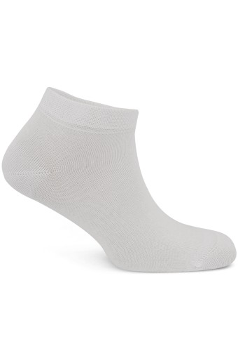 Dündar Unisex Comfort Patik Çorap (Beyaz) - Thumbnail