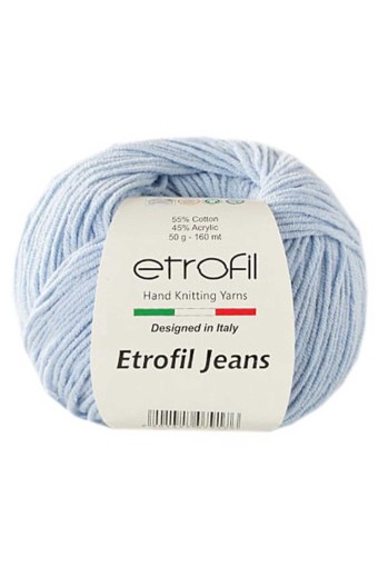 ETROFİL - Etrofil El Örgü İpliği Jeans 50 Gr 160 M (018)