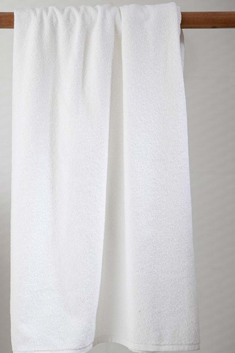 FİESTA - Fiesta Banyo Havlusu Soft Bukle 90x150 (Beyaz)