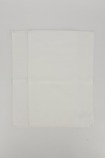 (12'li Paket) Fiesta Mutfak Havlusu Soft Kadife Boyama 30x50 (Beyaz) - Thumbnail