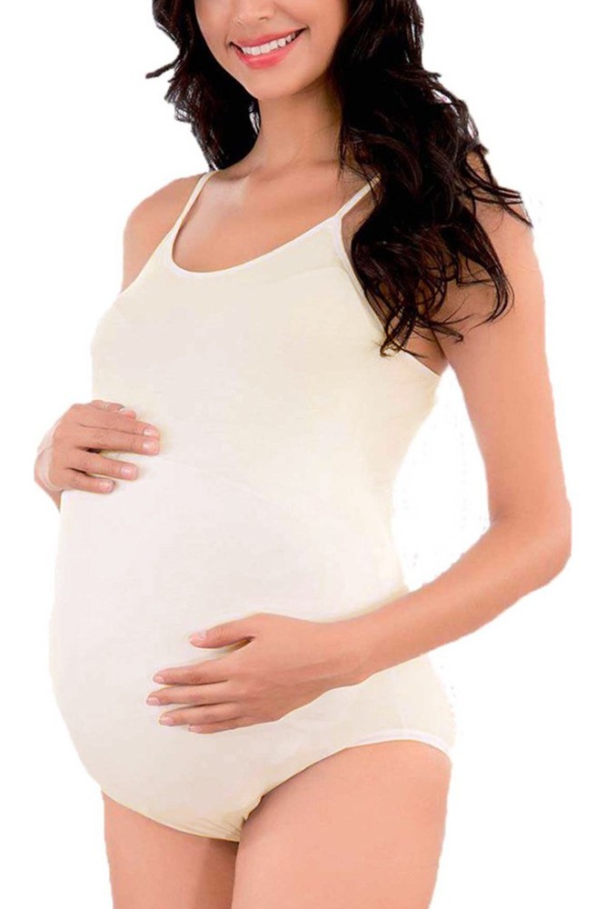 İMER - İmer Kadın Hamile Çıtçıtlı Body (Krem)