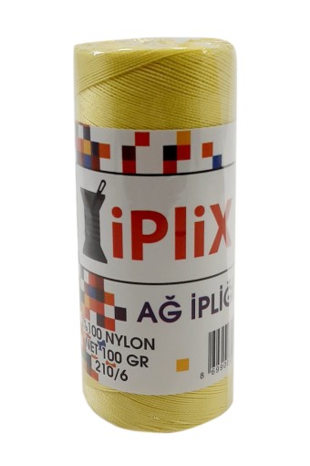 PINAR - İplix Ağ İpliği 100 Gr (Sarı)