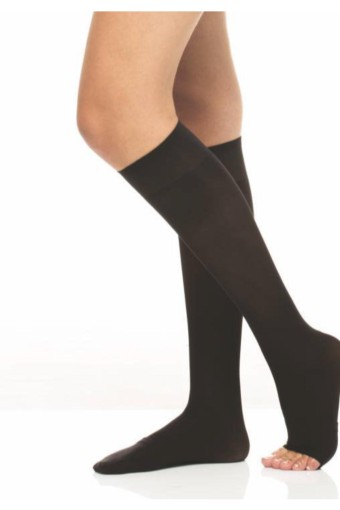 İTALİANA - İtaliana Kadın Abdest Çorabı Polyamid Diz Altı (Siyah (500))