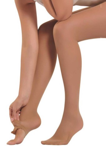 İTALİANA - İtaliana Kadın Abdest Çorabı Polyamid Külotlu (Ten (57))
