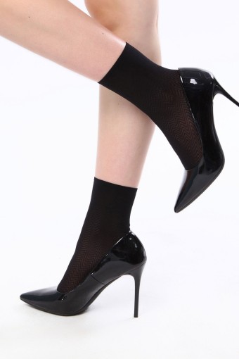 İTALİANA - Italiana Kadın İnce Soket Çorap Nirvana (Siyah (500))