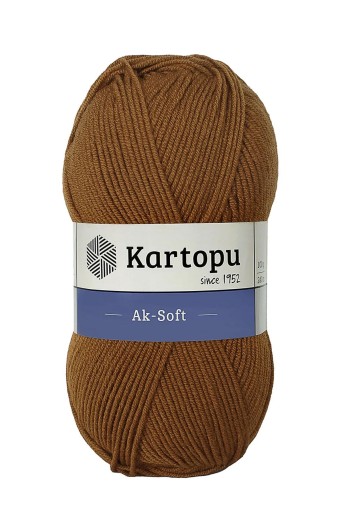 KARTOPU - Kartopu Aksoft Akrilik El Örgü İpliği 100g 250m (K1362)