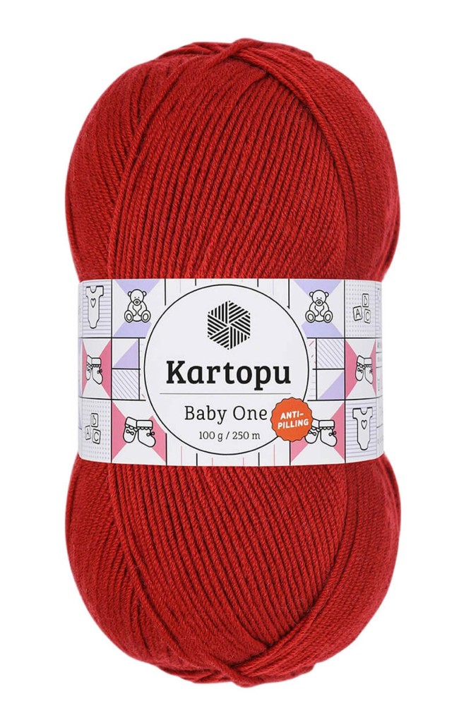 KARTOPU - Kartopu Baby One Akrilik El Örgü İpliği 100g 250m (K129)