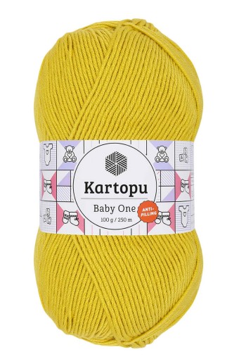 KARTOPU - Kartopu Baby One Akrilik El Örgü İpliği 100g 250m (K1321)