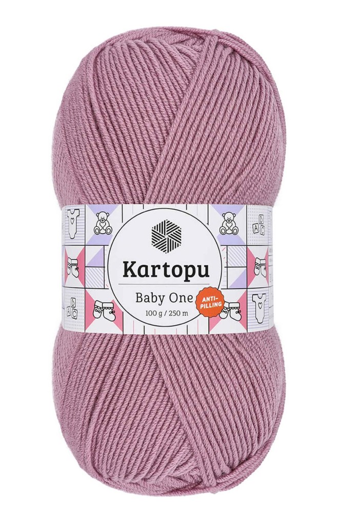 KARTOPU - Kartopu Baby One Akrilik El Örgü İpliği 100g 250m (K1763)