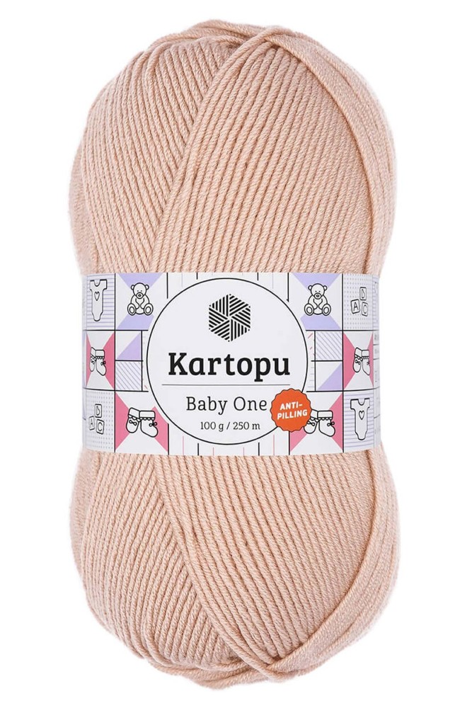 KARTOPU - Kartopu Baby One Akrilik El Örgü İpliği 100g 250m (K1873)