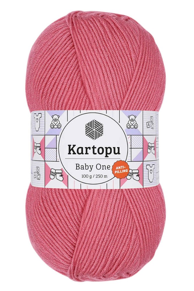KARTOPU - Kartopu Baby One Akrilik El Örgü İpliği 100g 250m (K244)