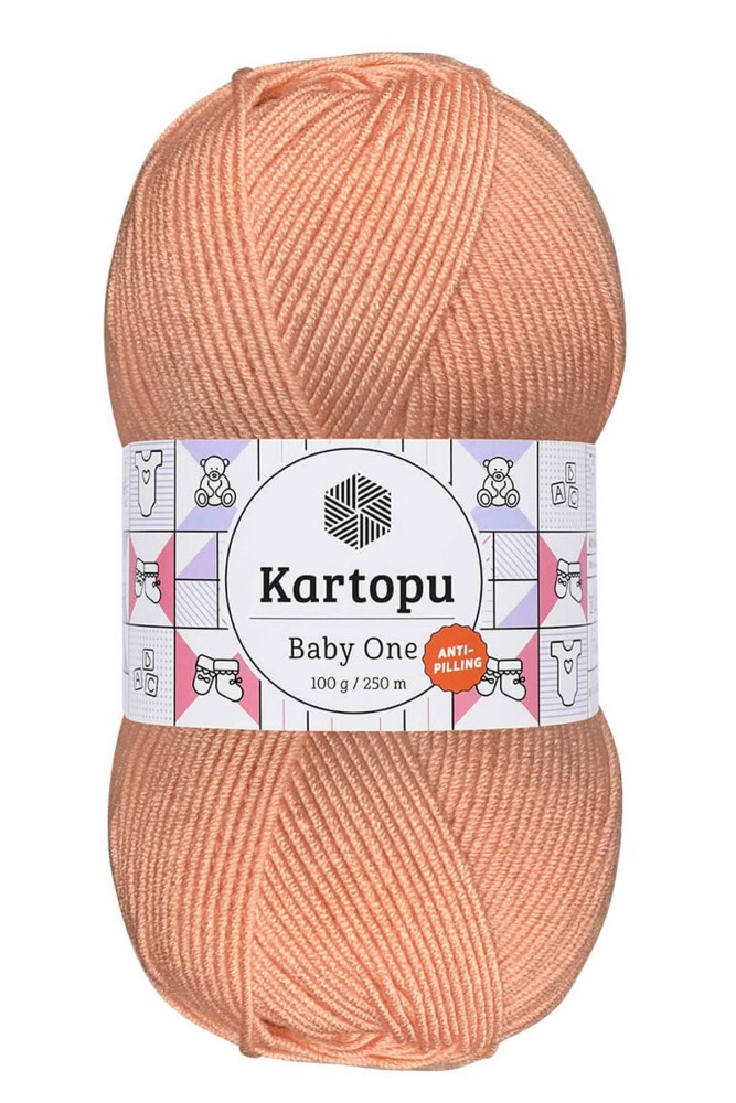 KARTOPU - Kartopu Baby One Akrilik El Örgü İpliği 100g 250m (K253)