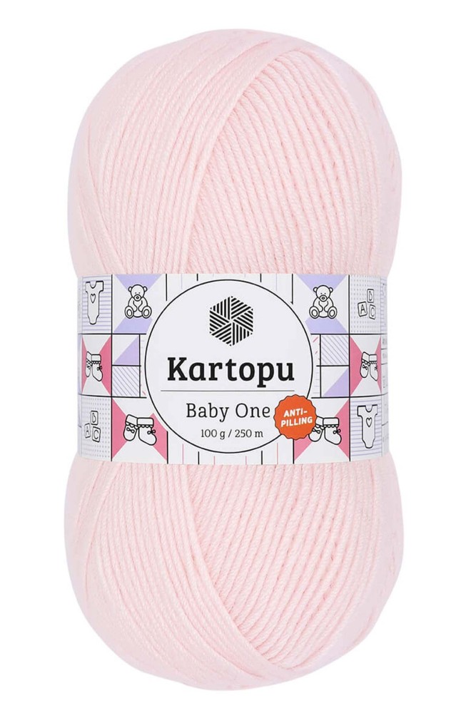 KARTOPU - Kartopu Baby One Akrilik El Örgü İpliği 100g 250m (K255)