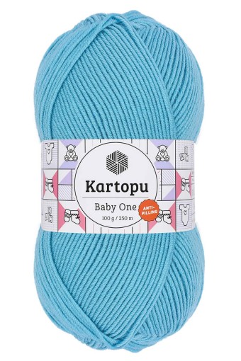 KARTOPU - Kartopu Baby One Akrilik El Örgü İpliği 100g 250m (K576)