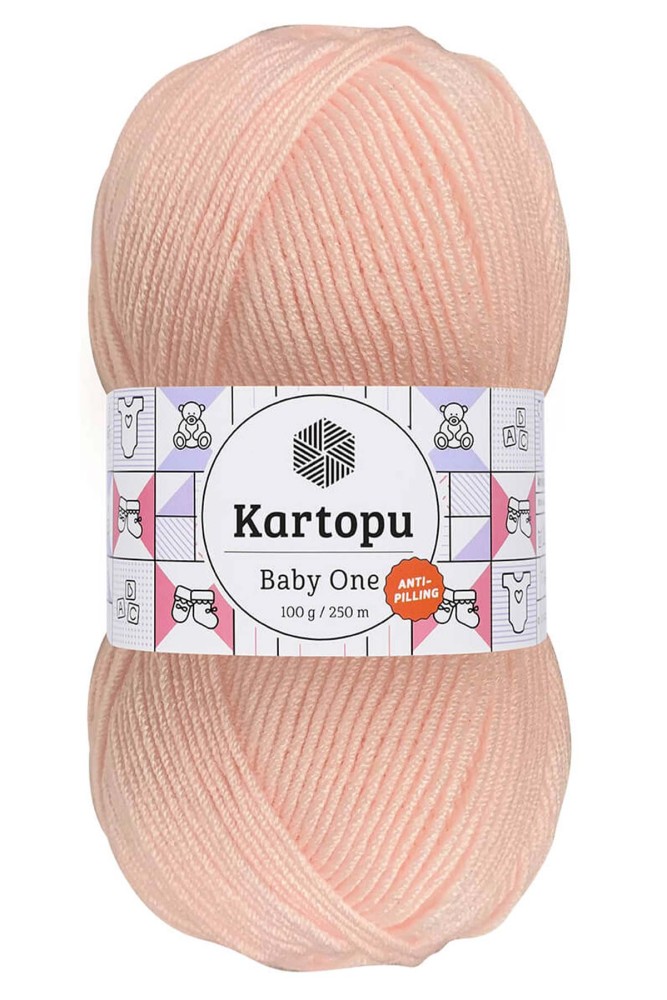 KARTOPU - Kartopu Baby One Akrilik El Örgü İpliği 100g 250m (K699)