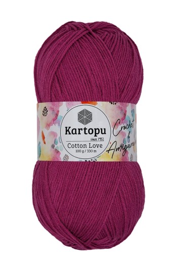 KARTOPU - Kartopu Cotton Love El Örgü İpliği 100g 330m (K730)